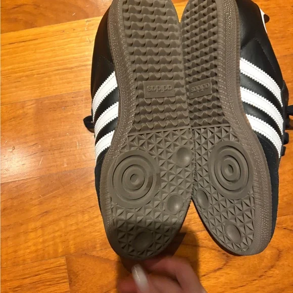Adidas Men's Samba OG Black and White Sneakers - Picture 9 of 10
